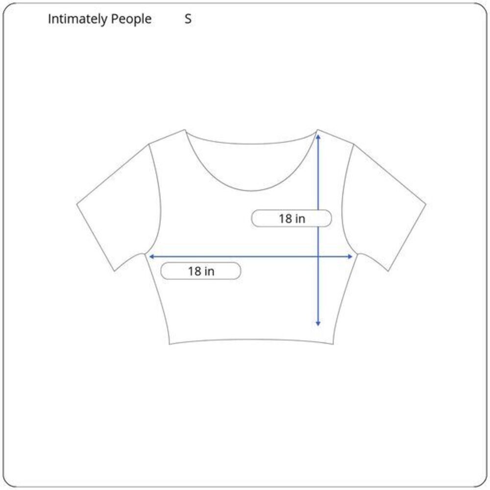 Inimately Free People Weekend In Montauk Tank Top Women Small Blue Beach Coastal - Picture 11 of 11